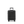 Rückseite des robusten Handgepäck-Koffers in Black aus stoßfestem Polycarbonat/ABS-Material